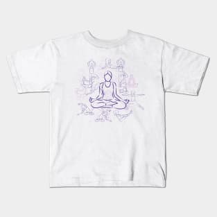 Yoga Mediation Kids T-Shirt